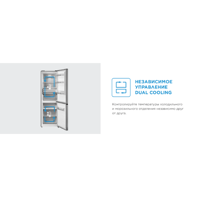 Холодильник Midea MDRB470MGF33OM