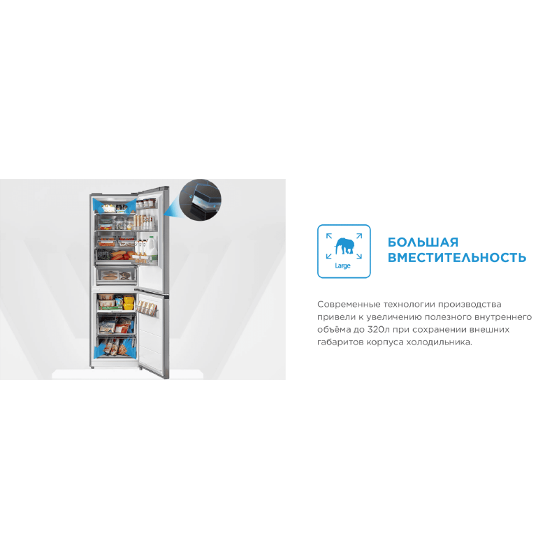 Холодильник Midea MDRB470MGF33OM