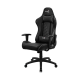Игровое кресло AEROCOOL AC110 AIR BLACK 2D Armrest 65mm wheels PVC Leather