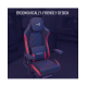 Игровое кресло AEROCOOL Crown PLUS BLACK&RED 4D Armrest 65mm wheels PVC Leather