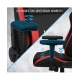 Игровое кресло AEROCOOL Crown PLUS BLACK&RED 4D Armrest 65mm wheels PVC Leather