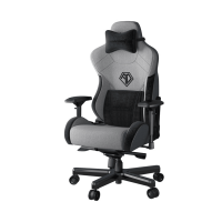 Игровое кресло Gaming Chair AD12XLLA-01-GB AndaSeat T-Pro II Premium GRAY&BLACK 4D Armrest 65mm wheels Fabric