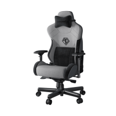 Игровое кресло Gaming Chair AD12XLLA-01-GB AndaSeat T-Pro II Premium GRAY&BLACK 4D Armrest 65mm wheels Fabric