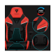 Игровое кресло ThunderX3 TC5 EMBER RED 3D Armrest 65mm wheels PVC Leather