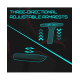 Игровое кресло ThunderX3 TC5 EMBER RED 3D Armrest 65mm wheels PVC Leather