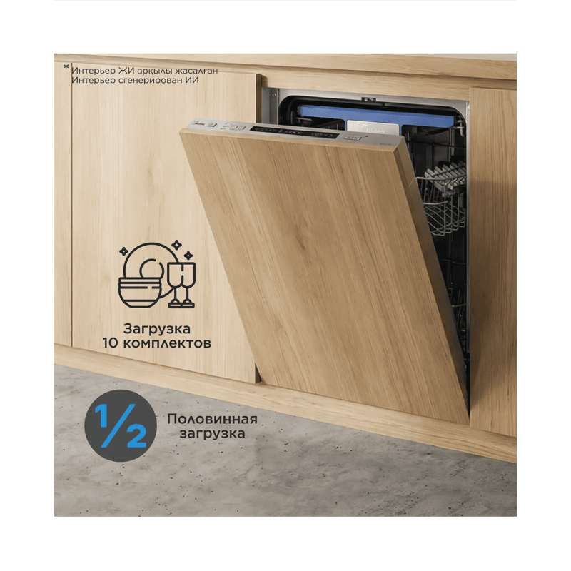Встраиваемая посудомоечная машина Midea MDWB-4516BB