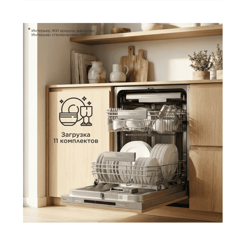 Встраиваемая посудомоечная машина Midea MDWB-4518LF