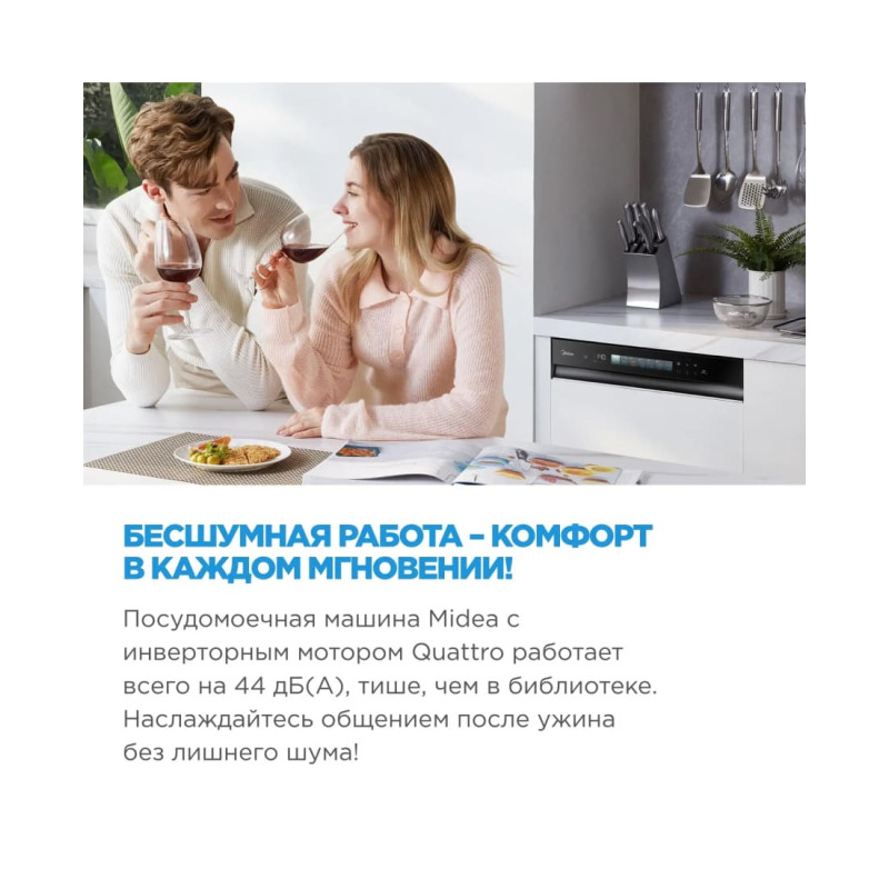Посудомоечная машина Midea MDWF-4529TQB