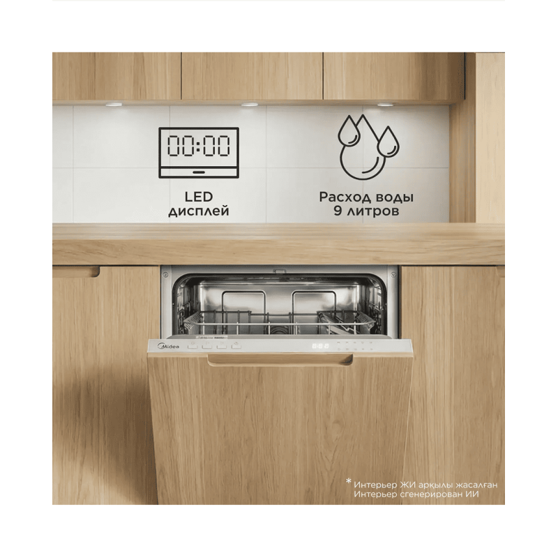 Встраиваемая посудомоечная машина Midea MID45S050-C