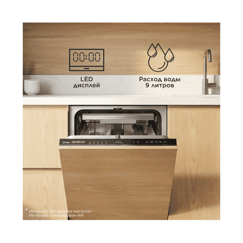 Встраиваемая посудомоечная машина Midea MID45S340I-C