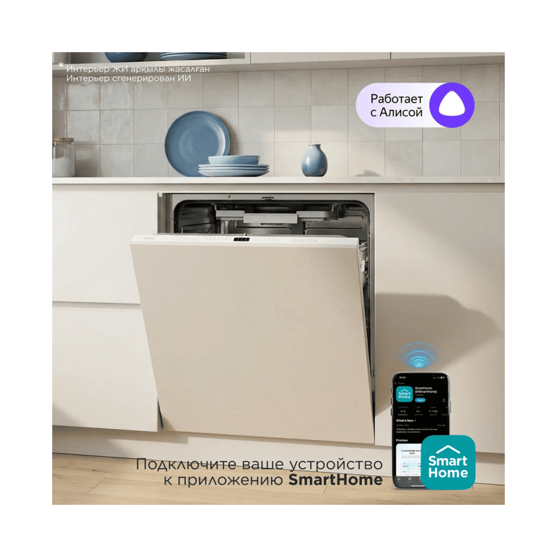 Встраиваемая посудомоечная машина Midea MID60S070i