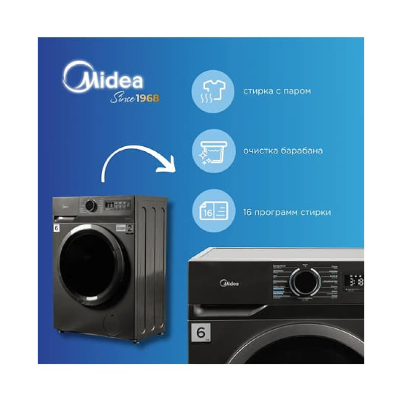Стиральная машина Midea MF01610US40/T