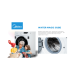 Стиральная машина Midea MFN03W80B/W-KZ
