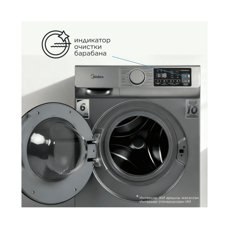 Стиральная машина Midea MFN11W60B/S