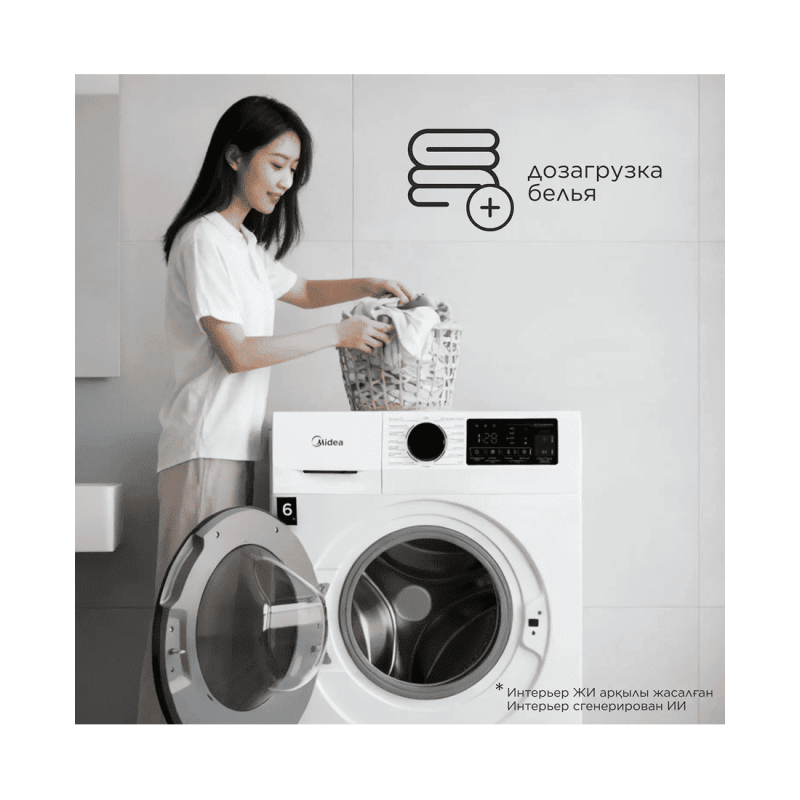 Стиральная машина Midea MFN11W60B/W