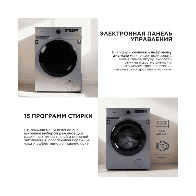 Стиральная машина Midea MFN60-S1003S